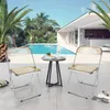 2er Set Klappstuhl Lounge-Sessel Besuchersstuhl PET‌ Produktbild-Vorschau 7