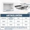 UISEBRT 2X Panier coulissant, adapté aux armoires de 60 cm, Voir les images du produit 2