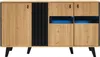 Sweiko 140 x 78,5 x 41 cm großes Sideboard, farblich Produktbild-Vorschau 11
