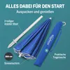 KINGSLEEVE® Ombrellone Spiaggia 180cm UV50+ Inclinabile Anteprima dell’immagine prodotto 4