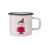 Muurla Mumins Retro Little My Tasse  Emaille 0,37 l rosa, Produktbild-Vorschau 1