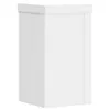 Supporti per Piante 2 pz Bianchi 10x10x18 cm Legno Anteprima dell’immagine prodotto 3