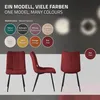 ML-Design jedálenské stoličky set 2 červené, obývacie Náhľad obrázku produktu 7