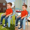Silla para bebés de plástico Lucky, color azul, para niños Vista previa de la imagen del producto 3