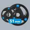 Zestaw obciążeń żeliwnych gumowanych 30kg REBEL ACTIVE Podgląd zdjęcia produktu 12