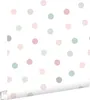 ESTAhome Tapete Punkte Rosa, Grün und Grau 53 cm x 10.05 m Produktbild-Vorschau 2