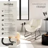 Fauteuil KJELD bouclé rembourré avec une capacité de charge Voir les images du produit 2