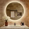 Miroir de salle de bain avec éclairage, rond, 80 cm, miroir Voir les images du produit 1