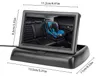 1080P Baby-Autokamera, Babykamera mit 4,3-Zoll-klappbarem Produktbild-Vorschau 6