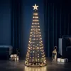 Albero di Natale luminoso con stella apicale, altezza 210 Anteprima dell’immagine prodotto 5