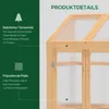 Châssis de culture en bois Outsunny, mini-serre 70 x 50 x Voir les images du produit 4