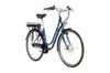 A blue electric bicycle is shown against a white background. Produktbild-Vorschau