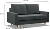 Wohnzimmer Sofa mit Schlaffunktion, Sofa 2-Sitzer BLANK, Produktbild-Vorschau 7