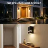 Grafner® Edelstahl Wandlampe 5142 Leuchte Lichtschein Produktbild-Vorschau 6