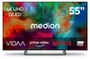 MEDION 138,8 cm (55 Zoll) QLED Fernseher (Smart-TV, Dolby Produktbild-Vorschau 1