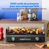 Elektrický stolní gril MEDION s dvouzónovým systémem (2400 Náhled obrázku produktu 5