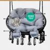 Hängesessel Kissen 100 cm, rundes Hängekorb Kissen für Produktbild-Vorschau 3
