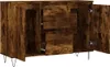 vidaXL Credenza in rovere fumé 101,5x35x70 cm Materiale a Anteprima dell’immagine prodotto 6