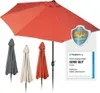 EASYmaxx Sonnenschirm mit UV-Schutz - halbrund  270x140 cm Produktbild-Vorschau 1