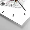 Wanduhr - Quadrat - Glasuhr - Wolf Kinder Skizze Produktbild-Vorschau 5