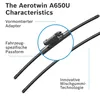 Limpiaparabrisas Bosch Aerotwin delanteros para Citroen C1 Vista previa de la imagen del producto 9