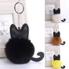 Kunstfell Flauschige Katze Schlüsselanhänger Produktbild-Vorschau 2