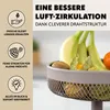 eluno ovocný stojan, okrúhly 3-poschodový košík na chlieb, Náhľad obrázku produktu 6