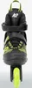A front view of a black and lime green K2 Raider inline skate. Náhľad obrázku produktu