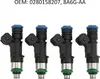 4 iniettori carburante 0280158207 Accessori auto di Anteprima dell’immagine prodotto 2