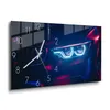 DEQORI Glasuhr 60x30 cm Zahlen 'BWM Frontal Nahaufnahme' Produktbild-Vorschau 2