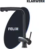 Felix | 3 Wege Premium Schwarz matt ausziehbare Armatur | Produktbild-Vorschau 1