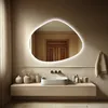 Lustro Łazienkowe Nieregularne LED - 120x92 - BAKU, z Podgląd zdjęcia produktu 2