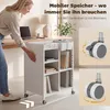 SUGIFT Rollregal mit Hängekörben, 4 Ebenen verstellbar, Produktbild-Vorschau 6