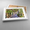 Gerahmtes Poster - Weißer Rahmen - Straße dekoration blumen Produktbild-Vorschau 3