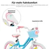 Vélo pour enfant HILAND, modèle fille, 18 pouces, avec Voir les images du produit 7