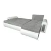 Relax-Ecksofa mit Schlaffunktion und Bettkasten in grau und Produktbild-Vorschau 3