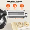 Close-up of a pasta maker with text highlighting its features and food-grade materials. Produktbild-Vorschau