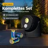 LED Batterie Außenleuchte Strahler Flutlicht Produktbild-Vorschau 4