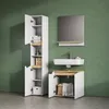 Meuble sous lavabo Livinity Timavo Blanc 60x57.5cm avec 2 Voir les images du produit 5