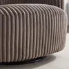Loungesessel Alma aus Kord drehbar - Taupe Produktbild-Vorschau 5