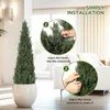 Set di 2 pezzi - Cipresso artificiale (Tuja) alto 150 cm – Anteprima dell’immagine prodotto 6
