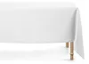 10x Tischdecke, weiß, 180 x 300 cm, Polyester, eckig, Stoff Produktbild-Vorschau 1