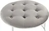 Hocker Dido 100 2er-Set Grau / Silber Produktbild-Vorschau 3