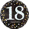 AMSCAN 3323901 Ballon en plastique Happy Birthday 18 - Ø 43 Voir les images du produit 1