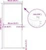 vidaXL Duschrollo mit Kassette 90x240 cm Stoffbreite 86 cm Produktbild-Vorschau 7
