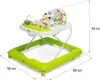 A baby walker with a play center, shown on a white background with dimensions indicated. Produktbild-Vorschau