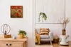 Coloray Uhr auf Leinwand 30x30 cm Wand Uhr Dekoration Produktbild-Vorschau 3