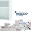 First Aid Only Verbandschrank Weiß mit 2 Fächern mit DIN Produktbild-Vorschau 3