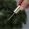 Stabkerzenhalter - Kerzenpick für Adventskranz - ohne Dorn - Metall - H: 9cm - gold - 4 Stück Produktbild-Vorschau