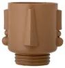 Guxim Blumentopf, Braun, Steingut Produktbild-Vorschau 1